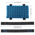Cinta multifuncional con terapia de frío y calor para aliviar el dolor y proteger la zona lumbar.