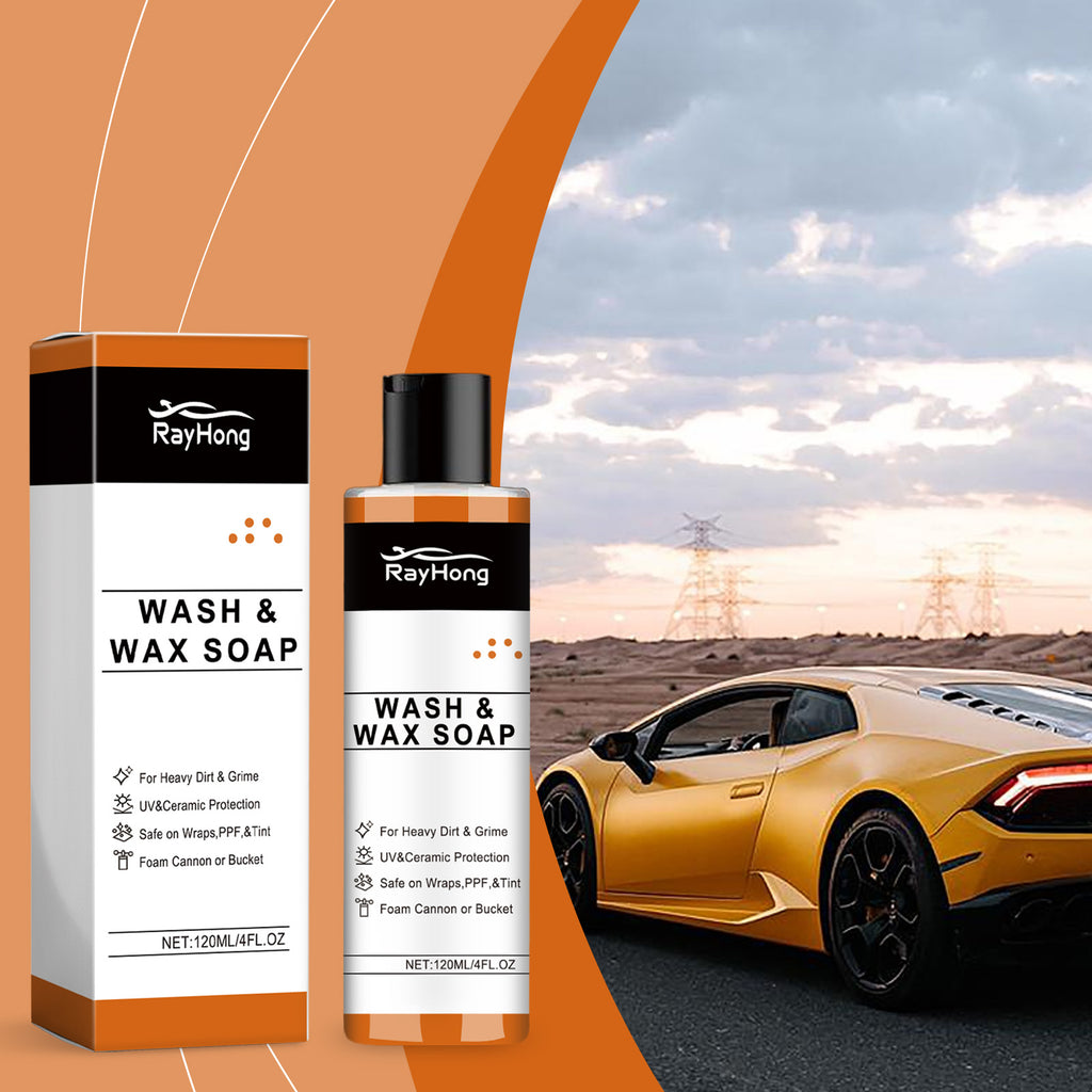 Rayhong Orange Smell Car Wash Liquid, Household Car Wash Dust Decontamination Concentrated Car Wash Liquid Cleaning Agent Car Care