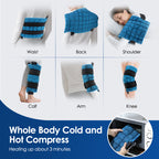 Cinta multifuncional con terapia de frío y calor para aliviar el dolor y proteger la zona lumbar.