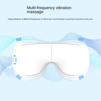 Eye Massager Rechargeable Bluetooth Vibrating Heat Therapy Fatigue Relief Folding Eye Mask Kids Eye Care Gift