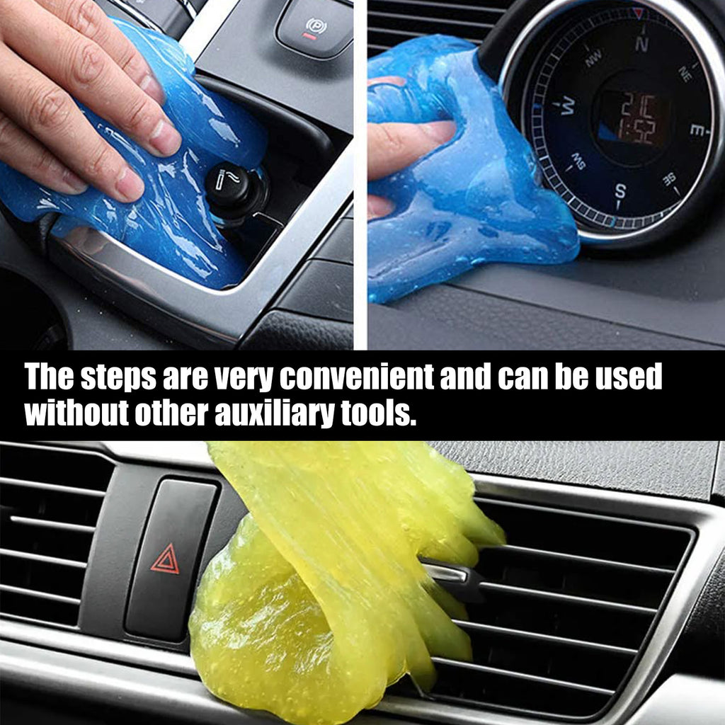 Magic Clean Jelly, Car Interior Seat Wash-Free Refurbished Cleaning Portable Decontamination Device