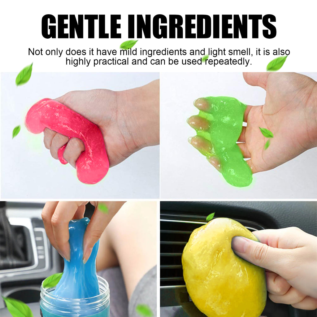 Magic Clean Jelly, Car Interior Seat Wash-Free Refurbished Cleaning Portable Decontamination Device
