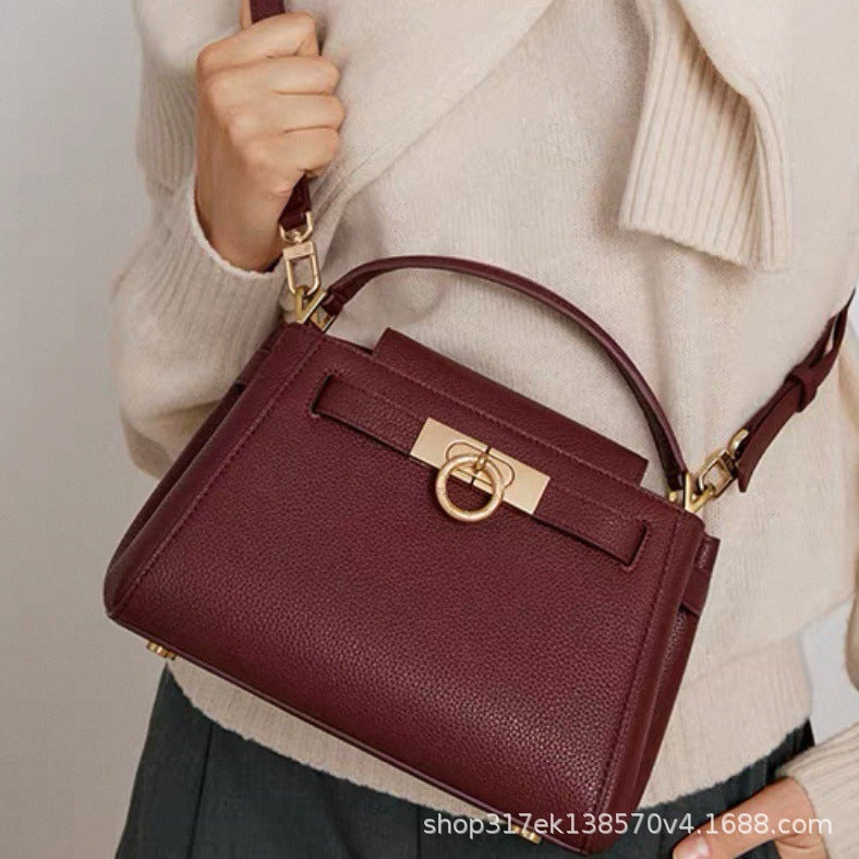 Bolso elegante de piel auténtica para mujer Madison: bolso de hombro, tote y bandolera, ideal para el día a día.