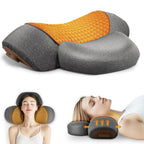 Almohada cervical con protección para el cuello, función de masaje y compresa térmica.