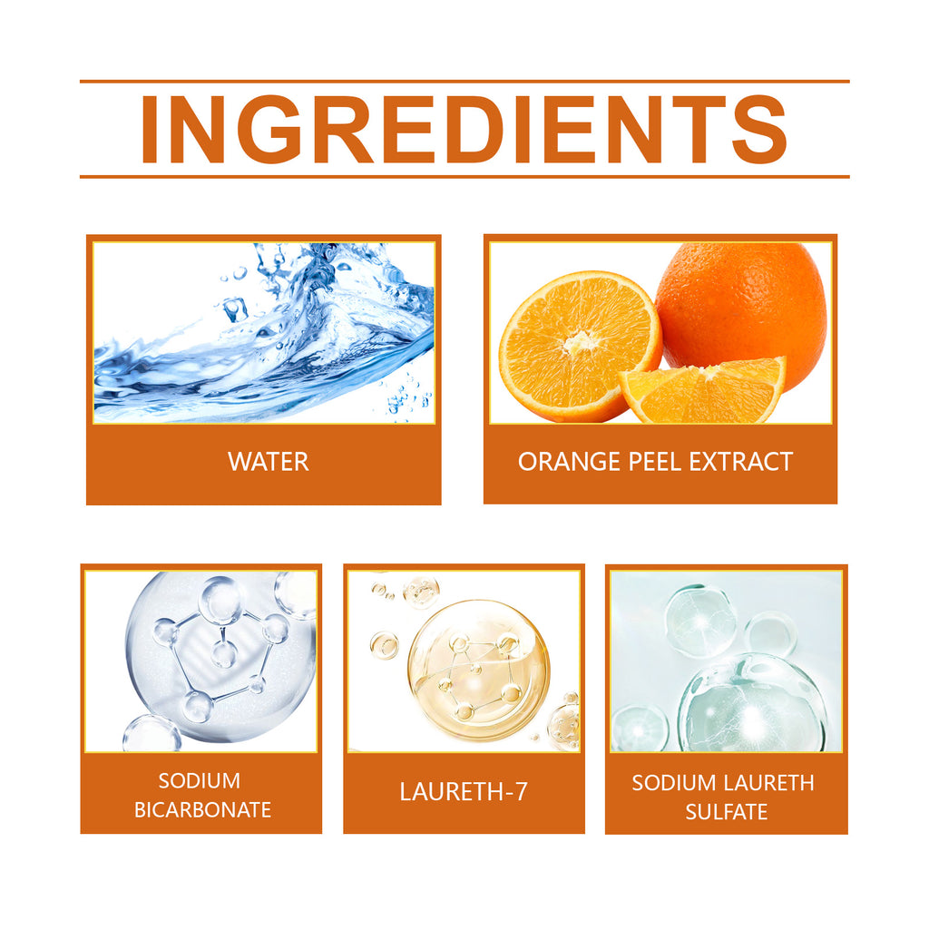 Rayhong Orange Smell Car Wash Liquid, Household Car Wash Dust Decontamination Concentrated Car Wash Liquid Cleaning Agent Car Care