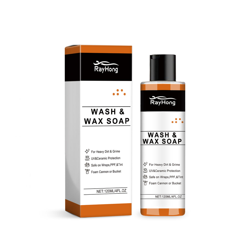Rayhong Orange Smell Car Wash Liquid, Household Car Wash Dust Decontamination Concentrated Car Wash Liquid Cleaning Agent Car Care