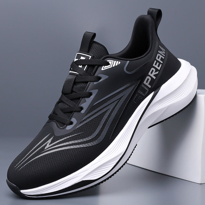 Nuevas zapatillas de running casuales y suaves para hombre (colección de otoño); zapatillas deportivas ligeras, versátiles y modernas.