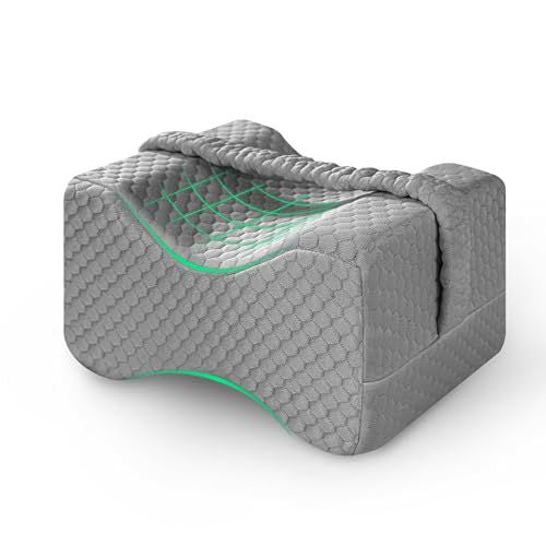 Almohada rectangular multifuncional para piernas y rodillas, diseñada para mujeres embarazadas.