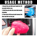 Magic Clean Jelly, Car Interior Seat Wash-Free Refurbished Cleaning Portable Decontamination Device