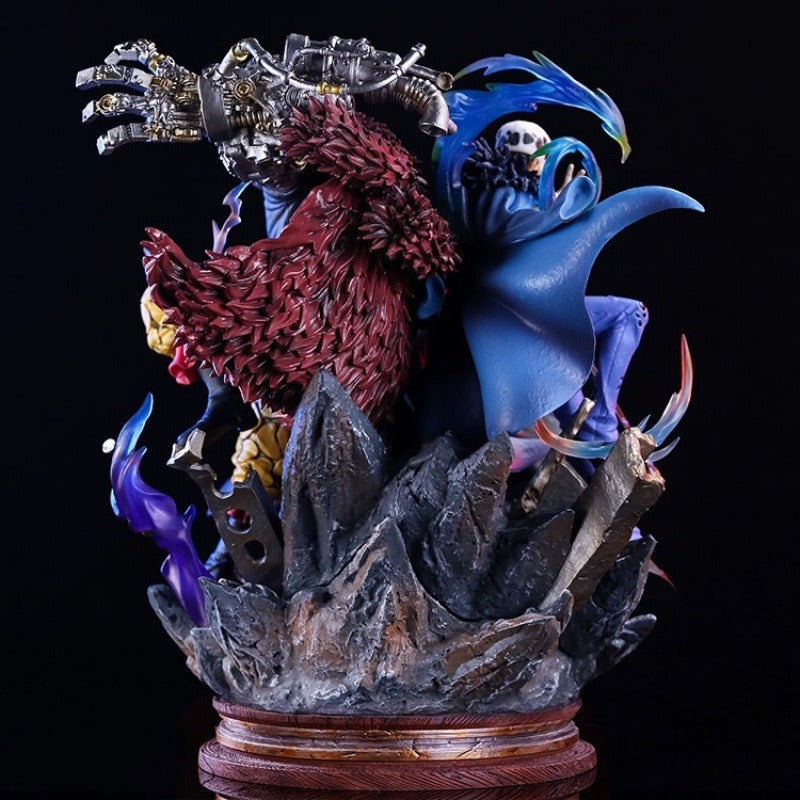 One Piece King Handmade LX Three Captain Ghost Island Road Flying Kidro GK One Piece King Model Statue Extra Large Ornament