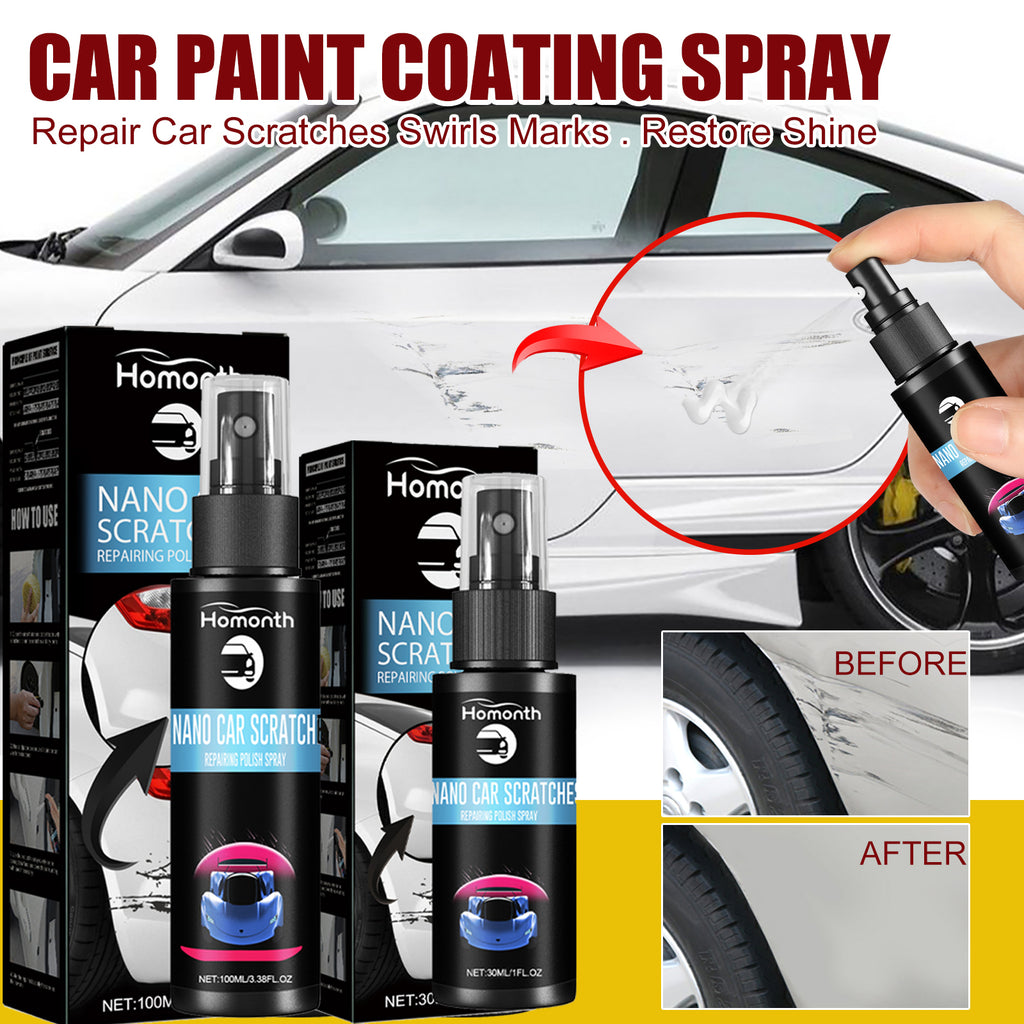 Scratch Repair Spray, Automotive Scratch Reconditioning Cleaning Repair Maintenance Brightening Care Paint Spray